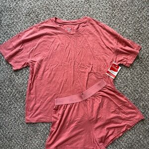 Hanes Red Women's Pajama Set